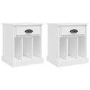 vidaXL 2 db fehér éjjeliszekrény 43 x 36 x 50 cm