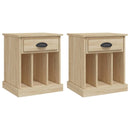 vidaXL 2 db sonoma tölgy éjjeliszekrény 43x36x50 cm