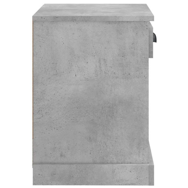 vidaXL betonszürke éjjeliszekrény 43x36x50 cm