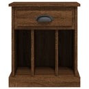 vidaXL 2 db barna tölgy színű éjjeliszekrény 43x36x50 cm