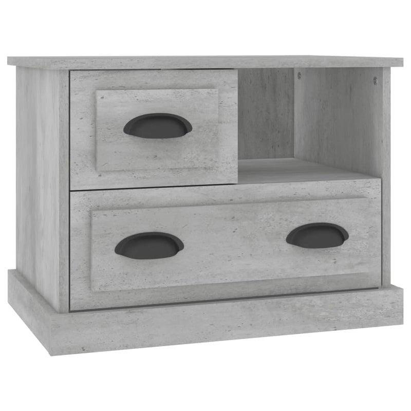 vidaXL betonszürke éjjeliszekrény 60x39x45 cm