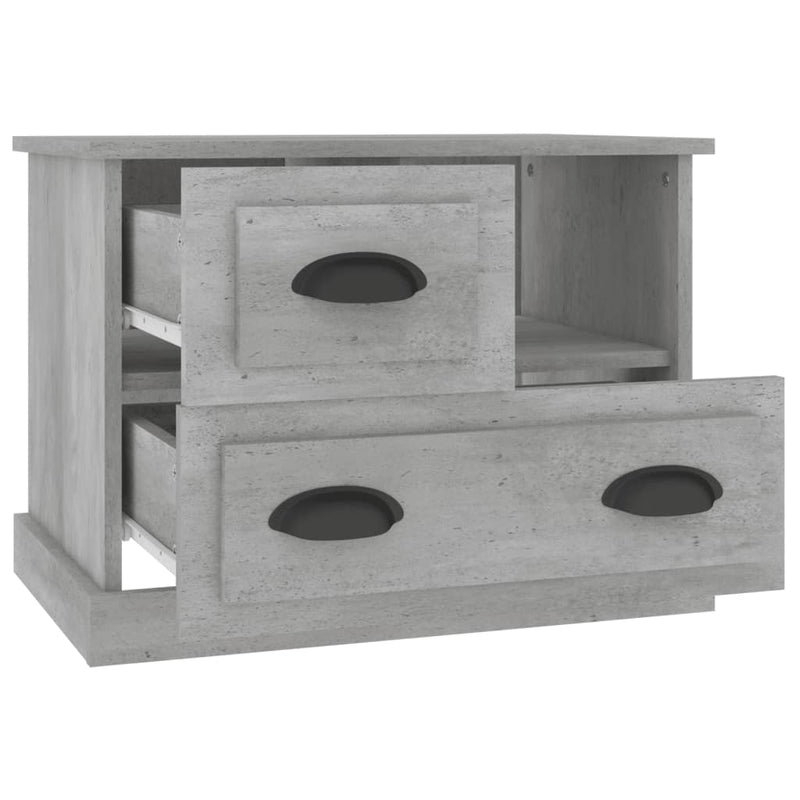 vidaXL betonszürke éjjeliszekrény 60x39x45 cm