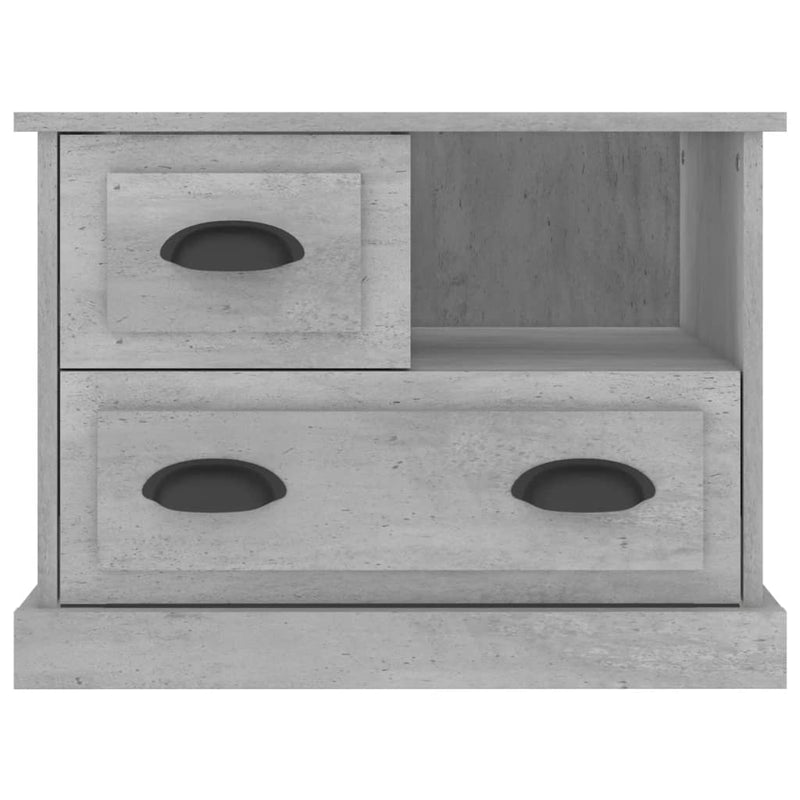 vidaXL betonszürke éjjeliszekrény 60x39x45 cm
