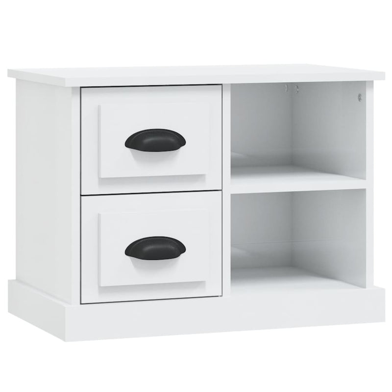 vidaXL magasfényű fehér éjjeliszekrény 60x35,5x45 cm