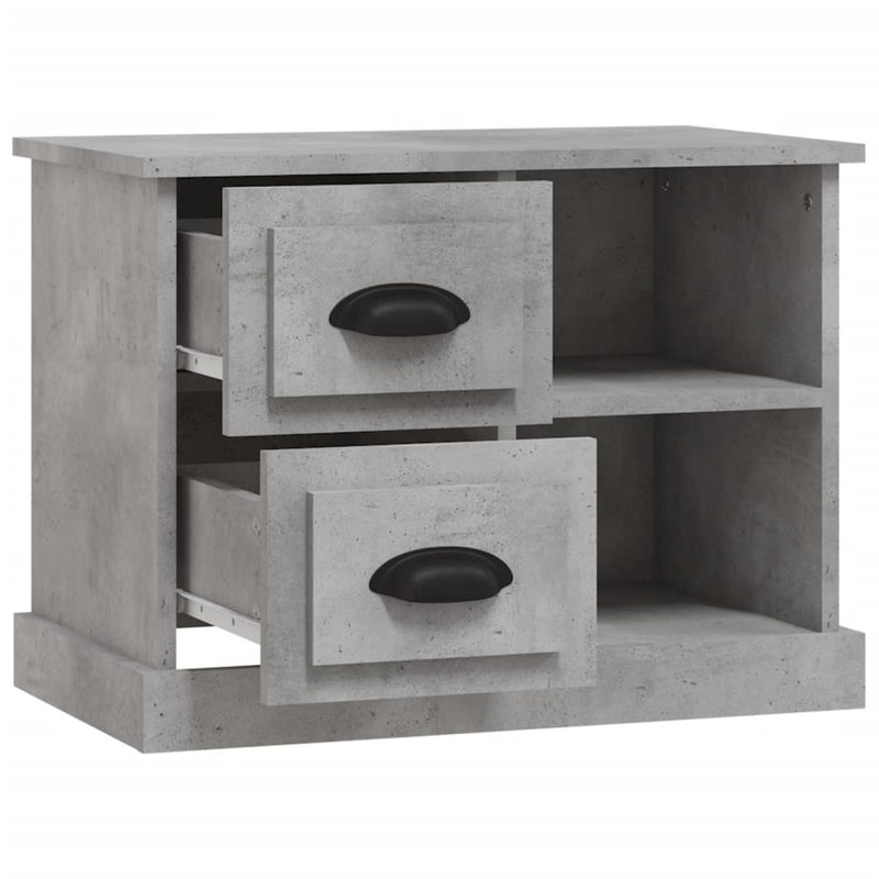 vidaXL betonszürke éjjeliszekrény 60x35,5x45 cm