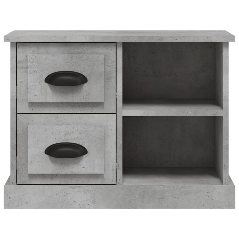 vidaXL betonszürke éjjeliszekrény 60x35,5x45 cm
