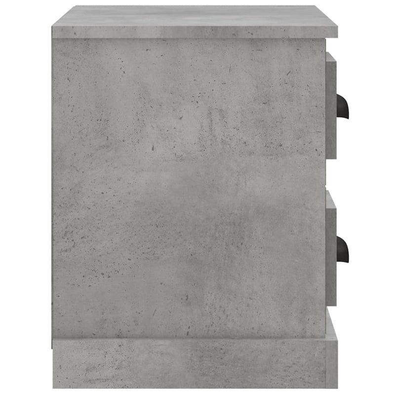 vidaXL betonszürke éjjeliszekrény 60x35,5x45 cm