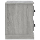 vidaXL szürke sonoma színű éjjeliszekrény 60x35,5x45 cm