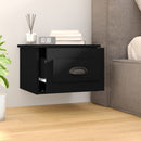 vidaXL 2 db fekete falra szerelhető éjjeliszekrény 41,5x36x28 cm
