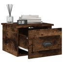 vidaXL 2db füstös tölgy színű fali éjjeliszekrény 41,5x36x28 cm