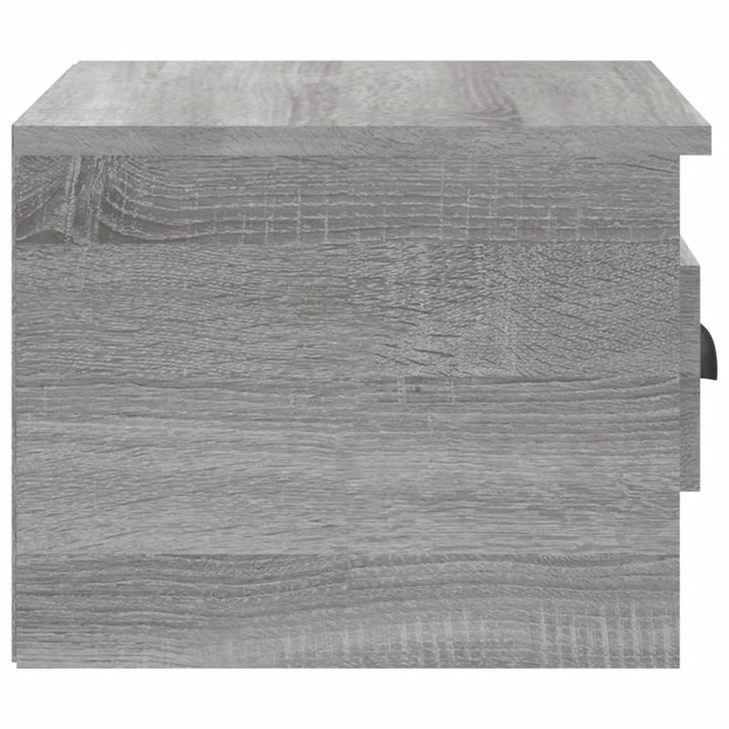 vidaXL szürke sonoma színű falra szerelhető éjjeliszekrény 41,5x36x28