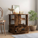 vidaXL füstös tölgy színű szerelt fa kisasztal 50x50x60 cm