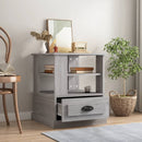 vidaXL szürke sonoma színű szerelt fa kisasztal 50x50x60 cm