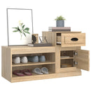 vidaXL sonoma tölgy színű szerelt fa cipőszekrény 100x42x60 cm