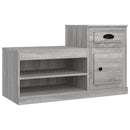 vidaXL szürke sonoma színű szerelt fa cipősszekrény 100x42x60 cm