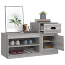 vidaXL szürke sonoma színű szerelt fa cipősszekrény 100x42x60 cm