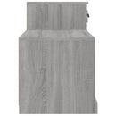 vidaXL szürke sonoma színű szerelt fa cipősszekrény 100x42x60 cm