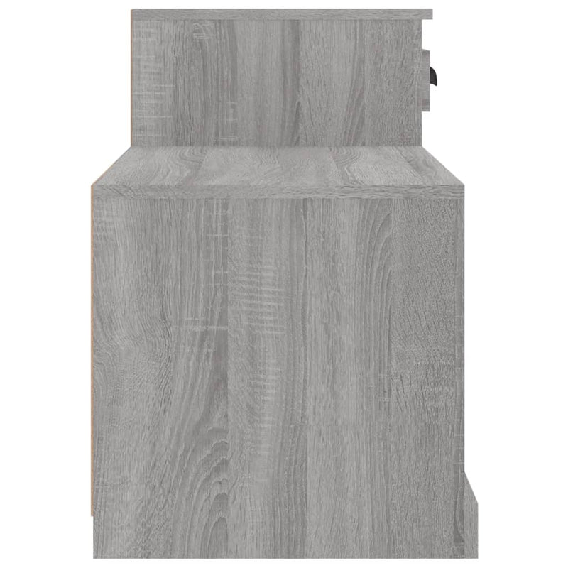 vidaXL szürke sonoma színű szerelt fa cipősszekrény 100x42x60 cm