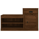vidaXL barna tölgyszínű szerelt fa cipősszekrény 100x42x60 cm