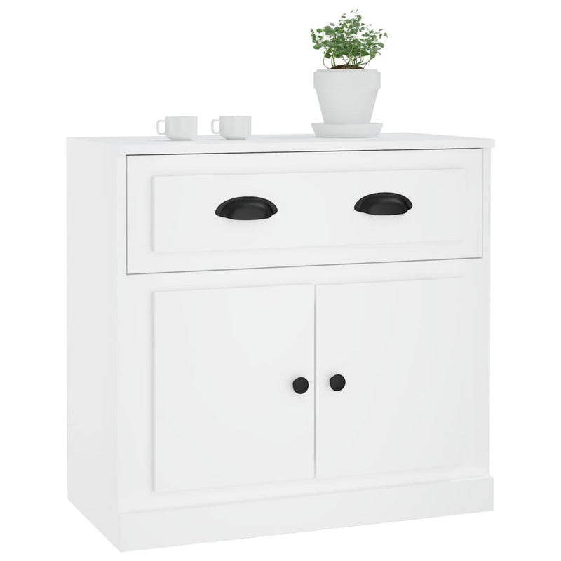 vidaXL fehér szerelt fa tálalószekrény 70x35,5x67,5 cm
