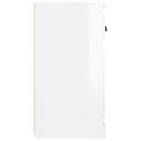 vidaXL magasfényű fehér szerelt fa tálalószekrény 70x35,5x67,5 cm