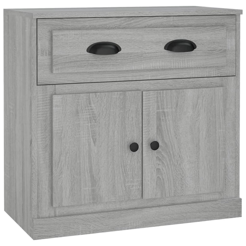 vidaXL szürke sonoma színű szerelt fa tálalószekrény 70x35,5x67,5 cm
