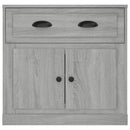 vidaXL szürke sonoma színű szerelt fa tálalószekrény 70x35,5x67,5 cm