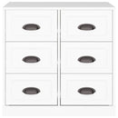 vidaXL fehér szerelt fa tálalószekrény 70x35,5x67,5 cm