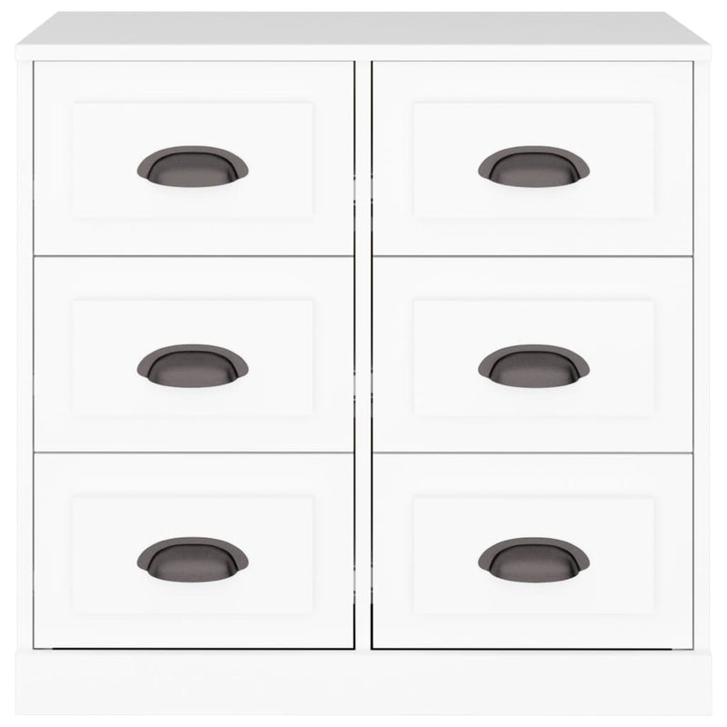 vidaXL fehér szerelt fa tálalószekrény 70x35,5x67,5 cm