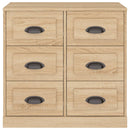 vidaXL sonoma tölgy színű szerelt fa tálalószekrény 70x35,5x67,5 cm