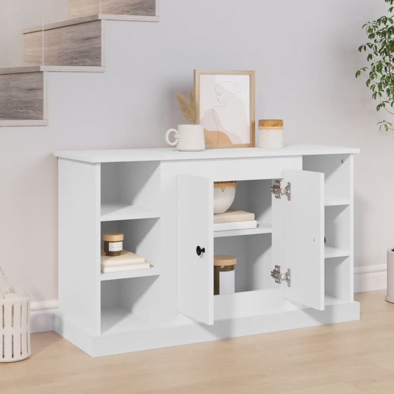 vidaXL fehér szerelt fa tálalószekrény 100x35,5x60 cm