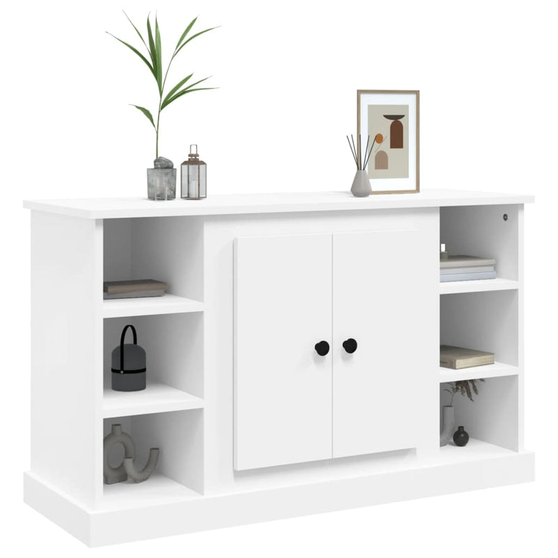 vidaXL fehér szerelt fa tálalószekrény 100x35,5x60 cm