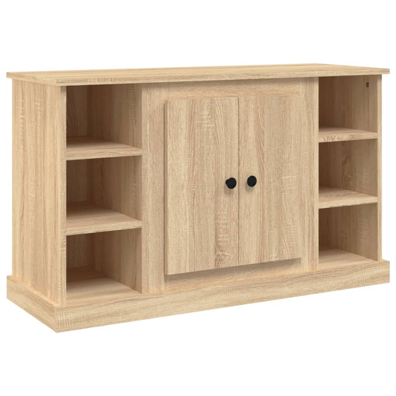 vidaXL sonoma tölgy színű szerelt fa tálalóasztal 100x35,5x60 cm
