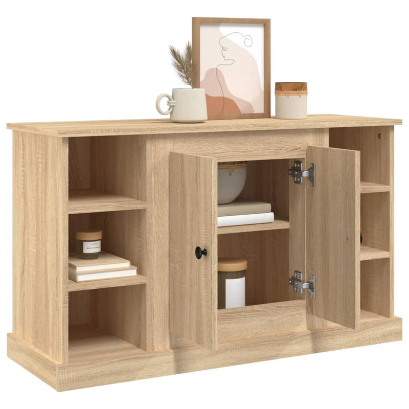 vidaXL sonoma tölgy színű szerelt fa tálalóasztal 100x35,5x60 cm