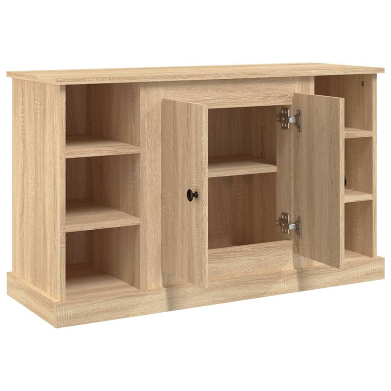 vidaXL sonoma tölgy színű szerelt fa tálalóasztal 100x35,5x60 cm
