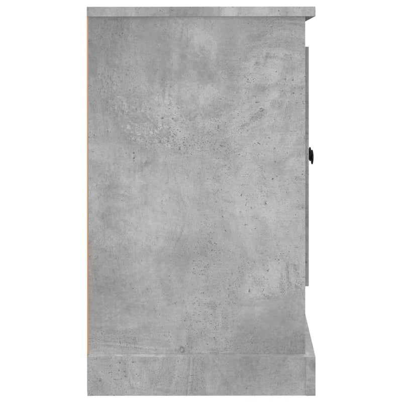 vidaXL betonszürke szerelt fa tálalószekrény 100x35,5x60 cm