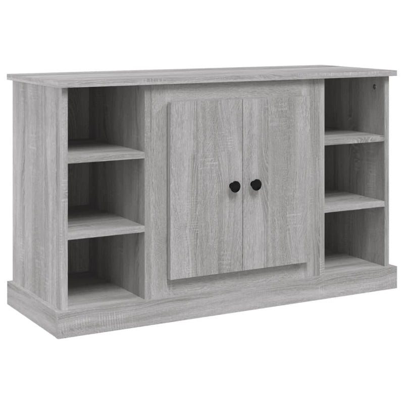 vidaXL szürke sonoma színű szerelt fa tálalószekrény 100x35,5x60 cm