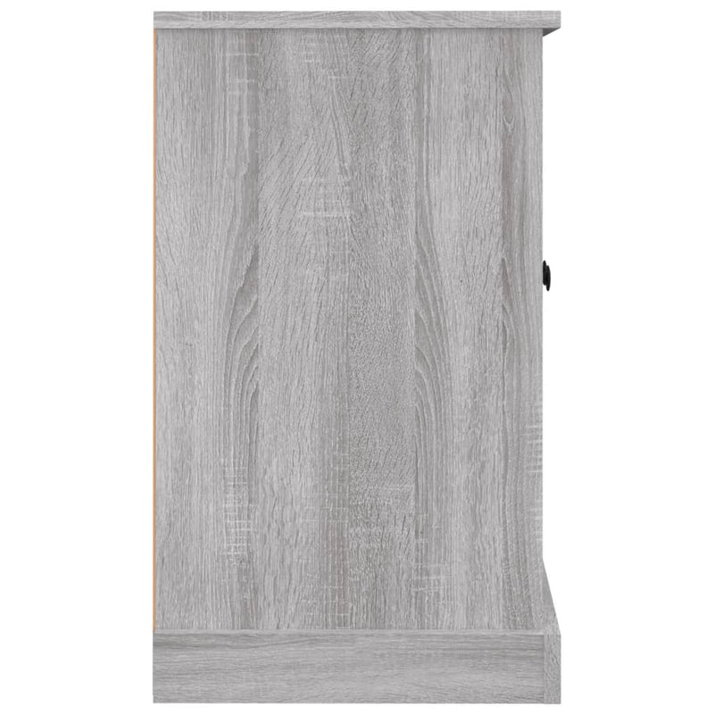 vidaXL szürke sonoma színű szerelt fa tálalószekrény 100x35,5x60 cm