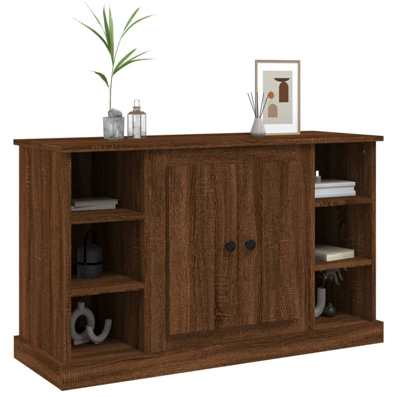 vidaXL barna tölgy színű szerelt fa tálalószekrény 100x35,5x60 cm