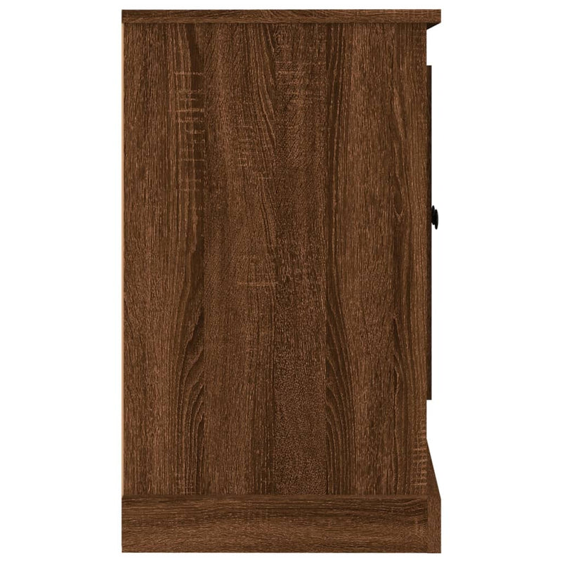 vidaXL barna tölgy színű szerelt fa tálalószekrény 100x35,5x60 cm