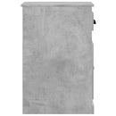 vidaXL betonszürke szerelt fa kisszekrény fiókkal 40 x 50 x 75 cm