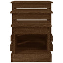 vidaXL 3 db barna tölgyszínű szerelt fa dohányzóasztal