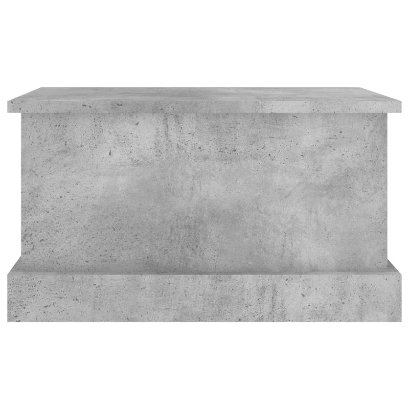 vidaXL betonszürke szerelt fa tárolóláda 50 x 30 x 28 cm