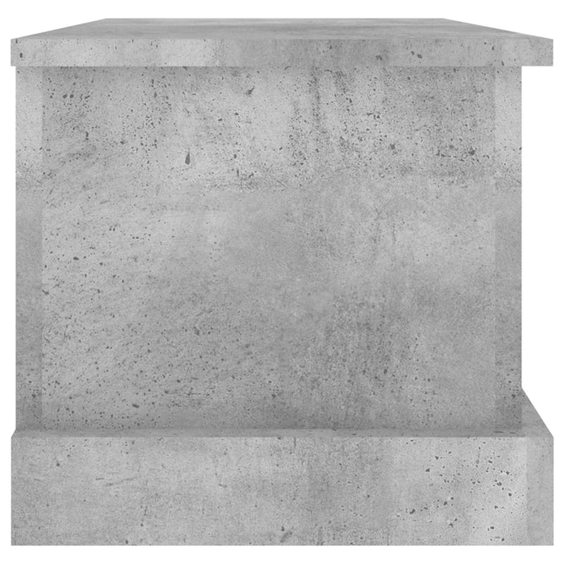vidaXL betonszürke szerelt fa tárolóláda 50 x 30 x 28 cm