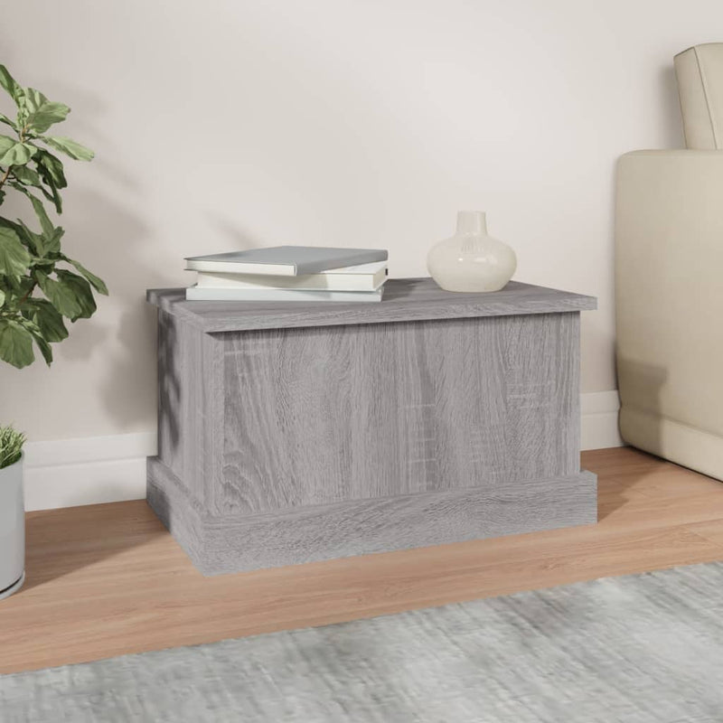 vidaXL szürke sonoma szerelt fa tárolóláda 50x30x28 cm