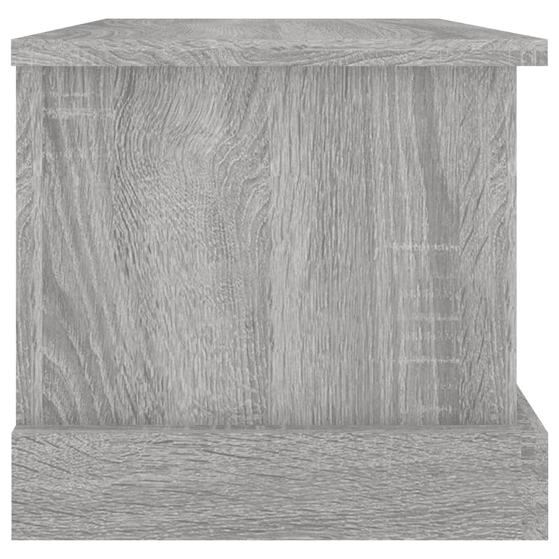 vidaXL szürke sonoma szerelt fa tárolóláda 50x30x28 cm