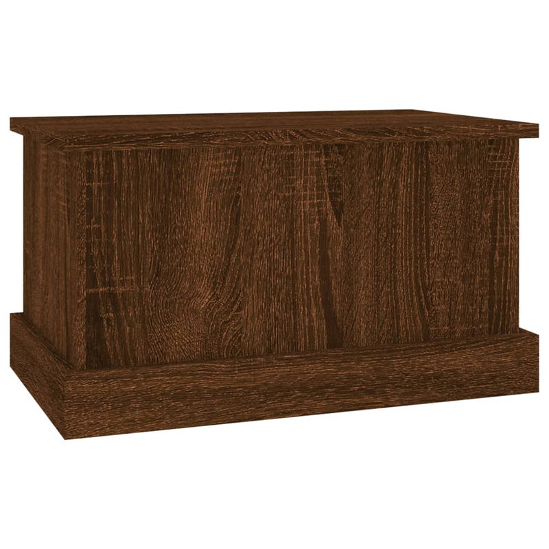 vidaXL barna tölgy színű szerelt fa tárolóláda 50x30x28 cm
