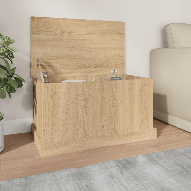 vidaXL sonoma tölgyfa tárolóláda 70 x 40 x 38 cm rétegelt fa