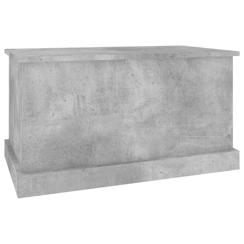 vidaXL betonszürke szerelt fa tárolóláda 70x40x38 cm