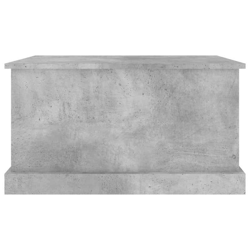 vidaXL betonszürke szerelt fa tárolóláda 70x40x38 cm